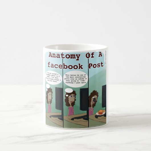 Anatomie van een Facebookbericht: Grappig Koffiemok (Center)