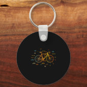 Anatomie van een fiets - fiets onderdelen sleutelhanger (Voorkant)