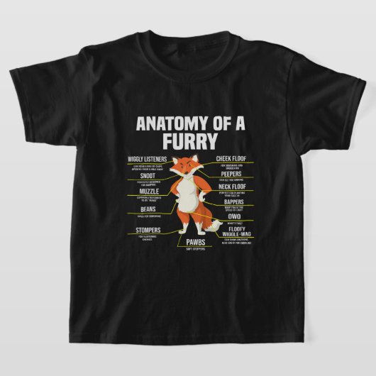 Anatomie van een fmestfandom-kersen tast snoepgoed t-shirt (Laagn)