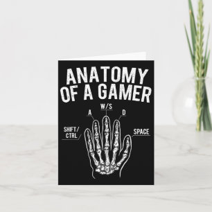 Anatomie van een gamer - Gamen Videogame Liefhebbe Kaart