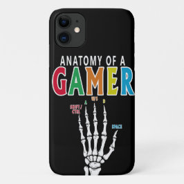 Anatomie van een gamer skelet Hand Funny Hoesje