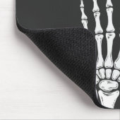 Anatomie van een gamer skelet Hand Funny Muismat (Hoek)