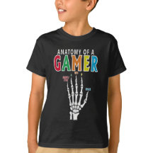 Anatomie van een Gamer Skeleton Hand Funny T-shirt