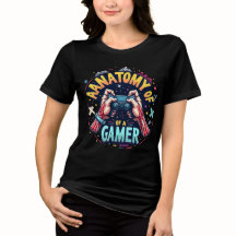 Anatomie van een Gamer T-Shirt - Perfect voor Gami