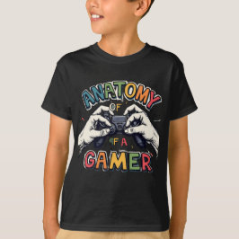 Anatomie van een Gamer T-Shirt - Retro Gamer T-shi