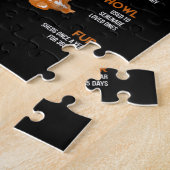 Anatomie van een Giant Schnauzer Dogs Funny Gift Legpuzzel (Zijkant)