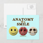 Anatomie van een glimlach briefkaart (Voorkant / Achterkant)