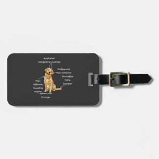 Anatomie van een Golden Retriever - Grappige Hond  Bagagelabel