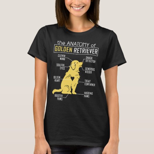 Anatomie van een gouden terugkerende t-shirt (Voorkant)