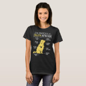 Anatomie van een gouden terugkerende t-shirt (Voorkant volledig)
