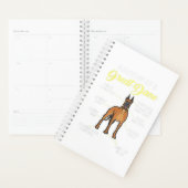 Anatomie van een groot gesteente Hondenliefhebber Planner (Display)