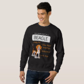 Anatomie van een hond van de beagle trui (Voorkant volledig)