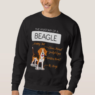 Anatomie van een hond van de beagle trui