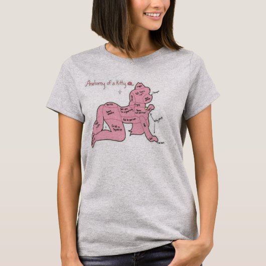 Anatomie van een Kat Shirt (Voorkant)