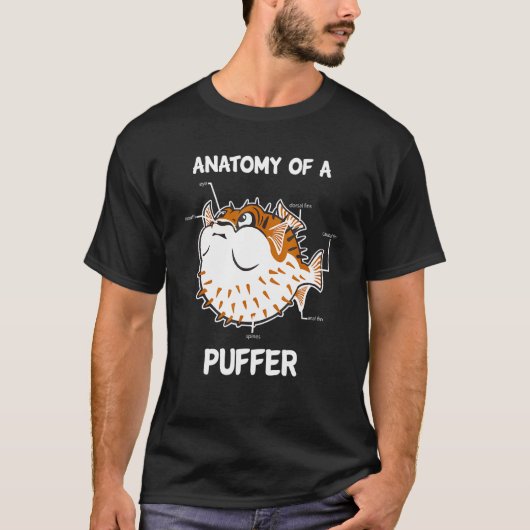 Anatomie van een Kogelvis Grappig T-shirt (Voorkant)