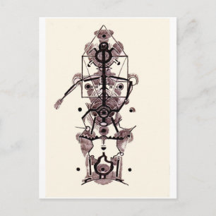 Anatomie van een kunstenaar briefkaart