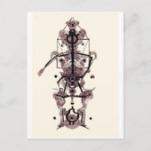 Anatomie van een kunstenaar briefkaart (Voorkant)