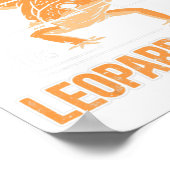 Anatomie van een leopard Gecko Lover Lizard Animal Poster (Hoek)