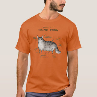 Anatomie van een Maine Coon T-shirt