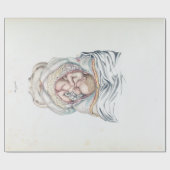  anatomie van een menselijke Baby in de baarmoeder Cadeaupapier (Vlak)