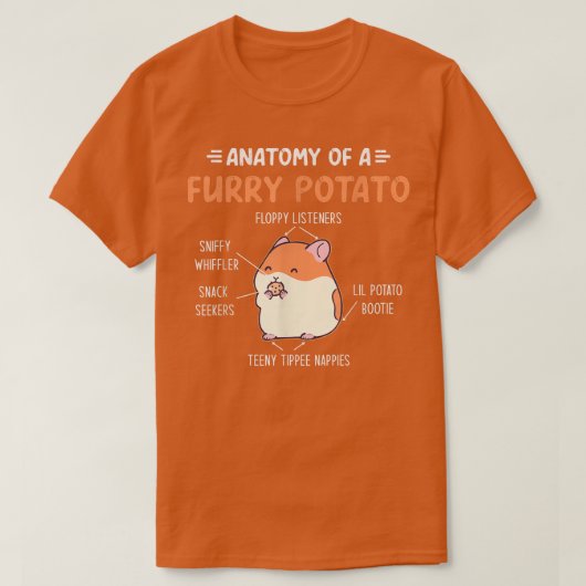 Anatomie van een mestkonijnenhok t-shirt (Design voorkant)