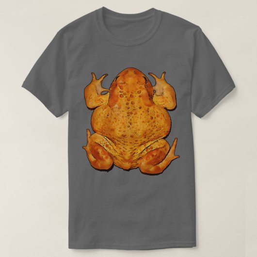 Anatomie van een pad zwarte omtrek kunst t-shirt (Design voorkant)