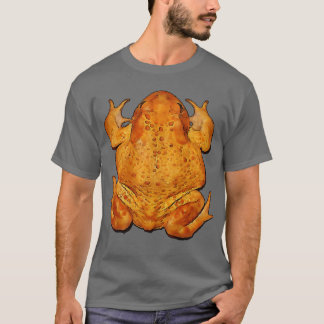 Anatomie van een pad zwarte omtrek kunst t-shirt