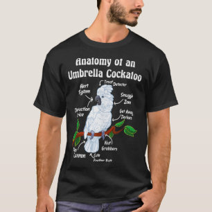 Anatomie van een parbrella Cockato T-shirt