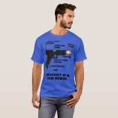 Anatomie van een Pew Pewer Ammo en wijziging Pisto T-shirt (Voorkant volledig)