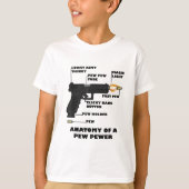 Anatomie van een Pew Pewer Ammo en wijzigingsthema T-shirt (Voorkant)