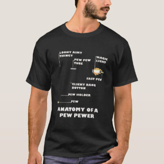 Anatomie van een Pew Pewer T-shirt