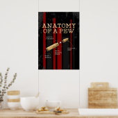 Anatomie van een Pew Pistool eigenaar Poster (Keuken)