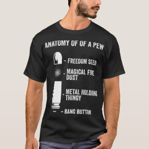 Anatomie van een Pistool van het Pistool van het p T-shirt