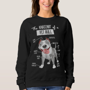 Anatomie van een Pitbull Hondenliefhebber Unisex M Trui