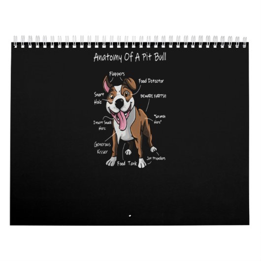 Anatomie van een Pitbull Kalender (Hoes)