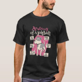 Anatomie van een Pitbull T-shirt (Voorkant)