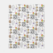 Anatomie van een populair menselijk brein fleece deken (Voorkant)