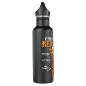 Anatomie van een Red Panda Science Zoologist Cute  Waterfles (Links)