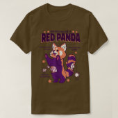 Anatomie van een Rode Panda T-shirt (Design voorkant)