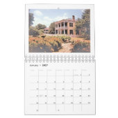 Anatomie van een Schilderij: Sam Houston Park 1850 Kalender (Jan 2027)