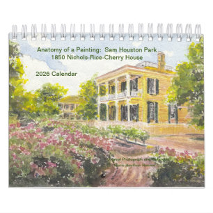 Anatomie van een Schilderij: Sam Houston Park 1850 Kalender