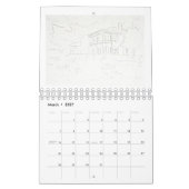 Anatomie van een schilderij: Sam Houston Park 1850 Kalender (Mar 2027)