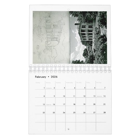 Anatomie van een schilderij: Sam Houston Park 1850 Kalender (Feb 2026)