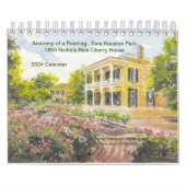 Anatomie van een schilderij: Sam Houston Park 1850 Kalender (Hoes)