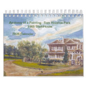 Anatomie van een schilderij: Sam Houston Park 1905 Kalender (Hoes)