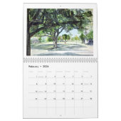 Anatomie van een schilderij: Sam Houston Park 2024 Kalender (Feb 2026)