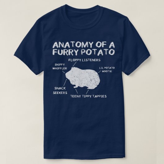 Anatomie van een schimmelig gier t-shirt (Design voorkant)