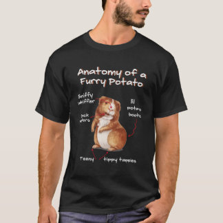 Anatomie van een schimmelig gier t-shirt