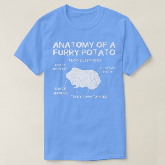 Anatomie van een schimmelig gier t-shirt (Design voorkant)