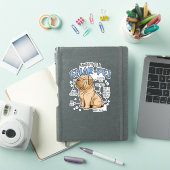 ANATOMIE VAN EEN SHARPEI-DOG STICKER (iPad Cover)